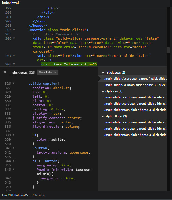 کد ادیتور Brackets