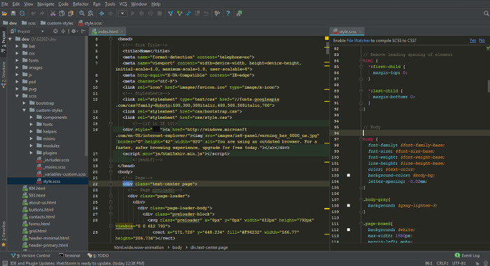 کد ادیتور JetBrains WebStorm